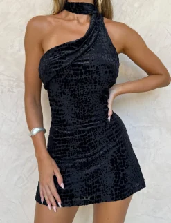 Tiger Mist Dresses<ALLIRA BURNOUT MINI DRESS 2.0