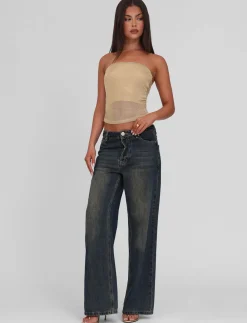 Tiger Mist Tops<HARRIETT TUBE TOP
