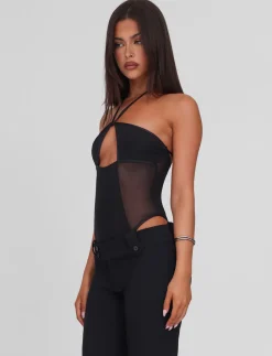 Tiger Mist Tops<MELANIA BODYSUIT