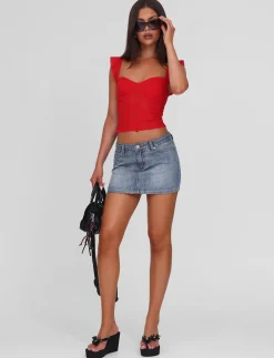 Tiger Mist Skirts<MICHAYLA MINI SKIRT
