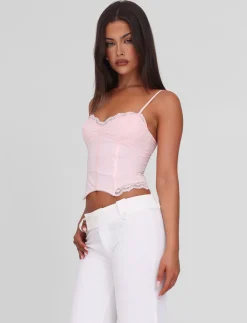 Tiger Mist Tops<NILA CORSET TOP